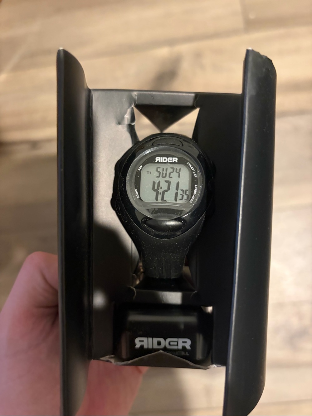 Rider Black Digital Sports Watch